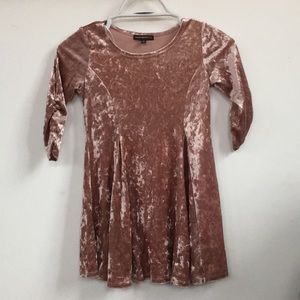 Velvet girls dress